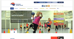 Desktop Screenshot of limburg.handbal.nl