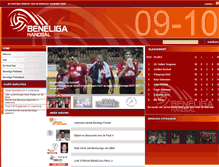 Tablet Screenshot of beneliga.handbal.be