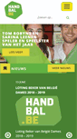 Mobile Screenshot of handbal.be